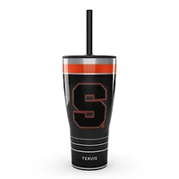 Tervis Orange de Syracuse 30oz. Gobelet de jeu de nuit avec paille