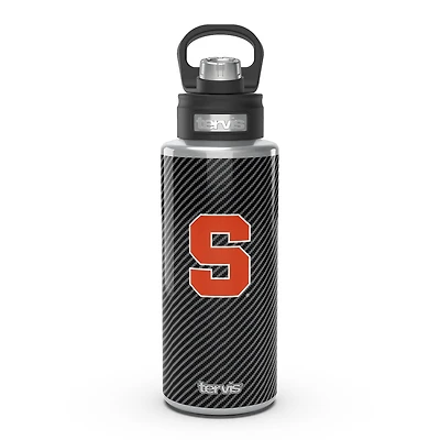 Tervis Orange de Syracuse 32oz. Bouteille d'eau à large goulot en fibre de carbone