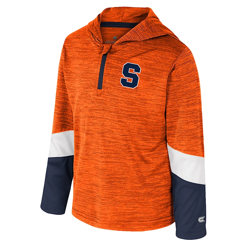 Coupe-vent zippé 1/4 pour tout-petits Colosseum Orange Syracuse Rylos