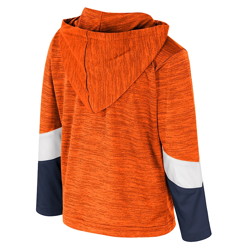 Coupe-vent zippé 1/4 pour tout-petits Colosseum Orange Syracuse Rylos