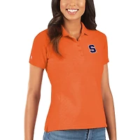 Polo piqué Legacy Orange Antigua pour femme, Syracuse