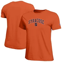 Women's Champion  Orange Syracuse Arched Over Logo T-Shirt