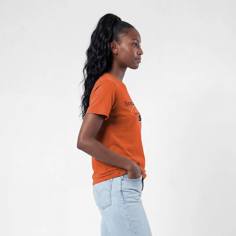 T-shirt féminin Champion Orange Syracuse Lifestyle