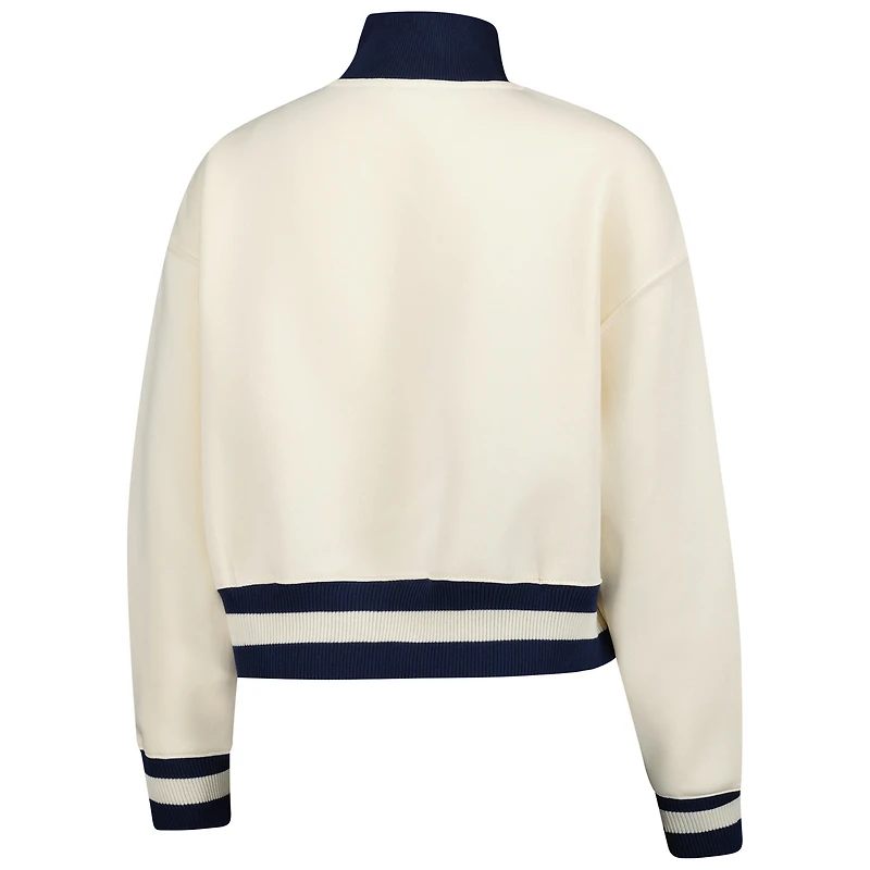 Women's Nike Natural Syracuse Orange Phoenix Fleece Half-Zip Sweatshirt