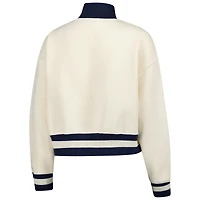 Women's Nike Natural Syracuse Orange Phoenix Fleece Half-Zip Sweatshirt