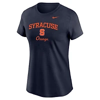 Women's Nike Navy Syracuse Orange Primary T-Shirt