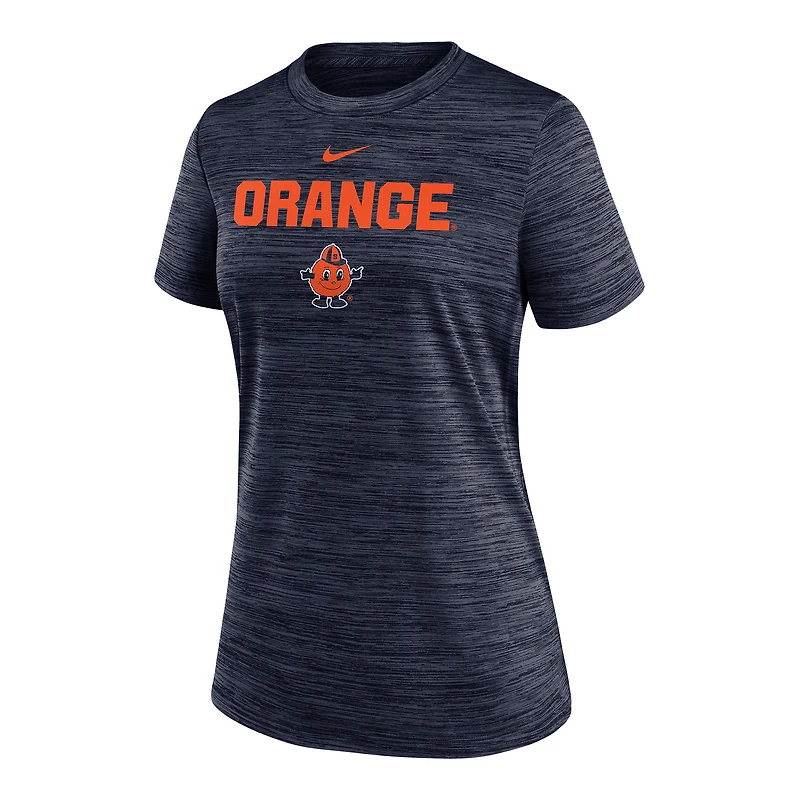 Women's Nike Navy Syracuse Orange Velocity Dri-FIT T-Shirt