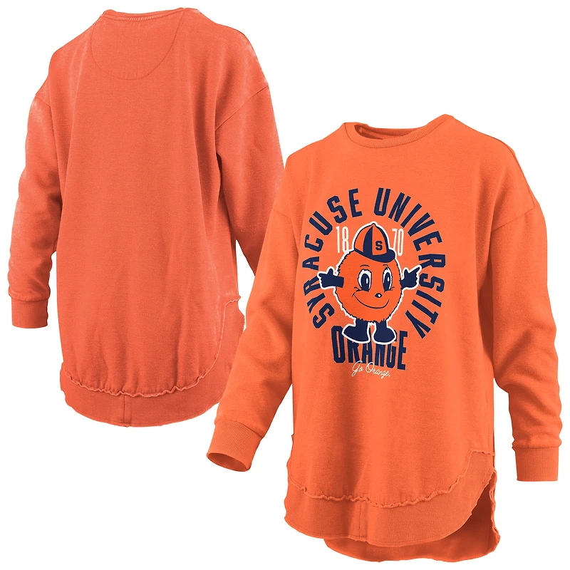 T-shirt à manches longues Pressbox Orange Syracuse Blitz pour femmes