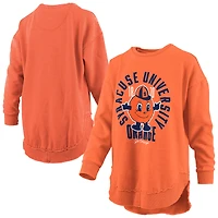 T-shirt à manches longues Pressbox Orange Syracuse Blitz pour femmes