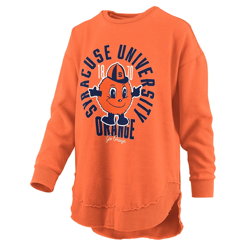 Women's Pressbox Orange Syracuse Blitz Long Sleeve T-Shirt