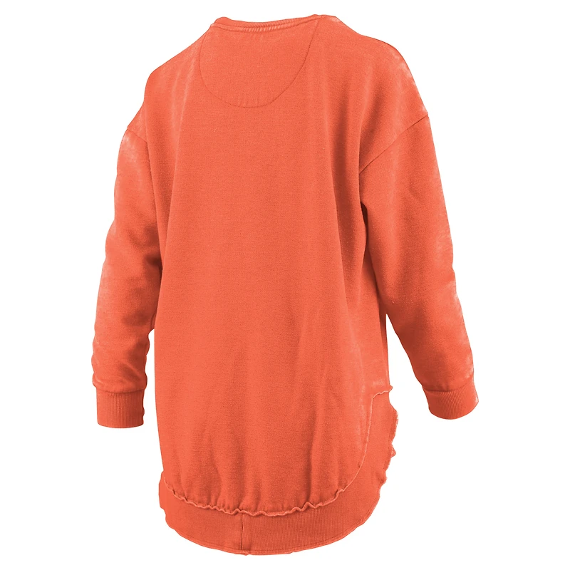 Women's Pressbox Orange Syracuse Blitz Long Sleeve T-Shirt