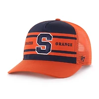 Casquette de camionneur ajustable à rayures orange Syracuse bleu marine « 47 » pour jeunes