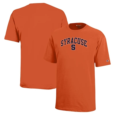 Youth Champion Orange Syracuse Arch Over Logo T-Shirt