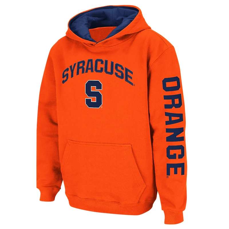Youth Colosseum Orange Syracuse 2-Hit Team Pullover Hoodie