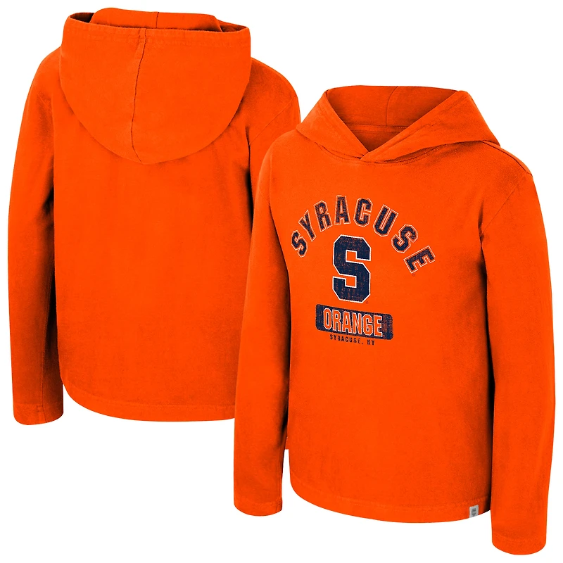 Youth Colosseum Orange Syracuse Simoleans Washed Hoodie