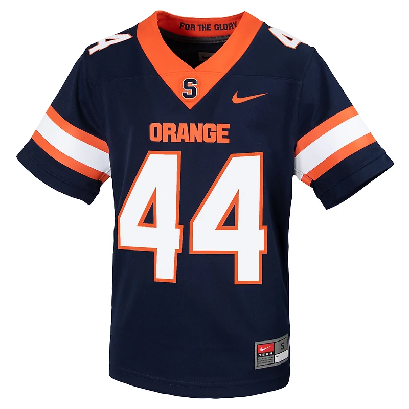 Maillot de football intouchable Nike #44 bleu marine Syracuse orange pour enfant