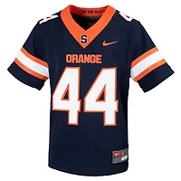 Maillot de football intouchable Nike #44 bleu marine Syracuse orange pour enfant