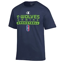 Unisex Champion  Navy T-Wolves Gaming On-Court 2K League Authentic Practice T-Shirt