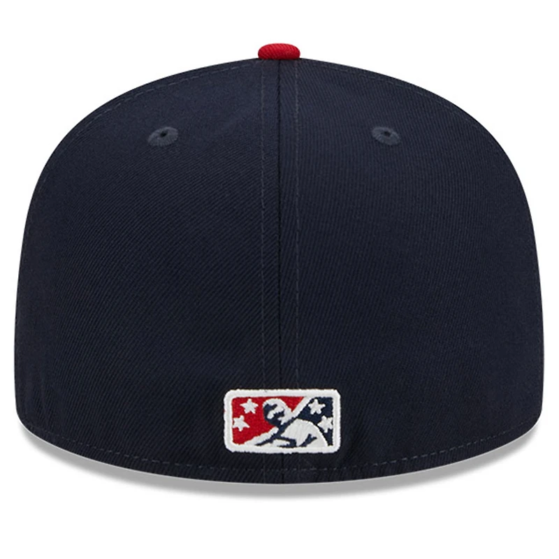 Men's New Era Navy Tacoma Rainiers Big League Chew Team 59FIFTY Fitted Hat