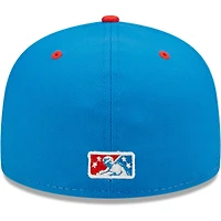 Men's New Era White/Orange Familia De Tacoma Copa La Diversion 59FIFTY Fitted Hat
