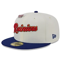 Casquette ajustée Tacoma Rainiers Big League Chew Original 59FIFTY New Era blanche pour hommes