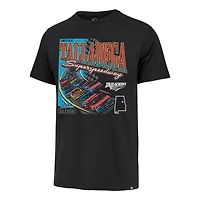 T-shirt Franklin noir pour homme, modèle '47 Talladega Superspeedway