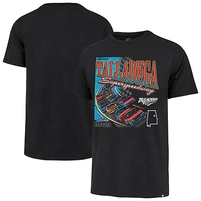 T-shirt Franklin noir pour homme, modèle '47 Talladega Superspeedway