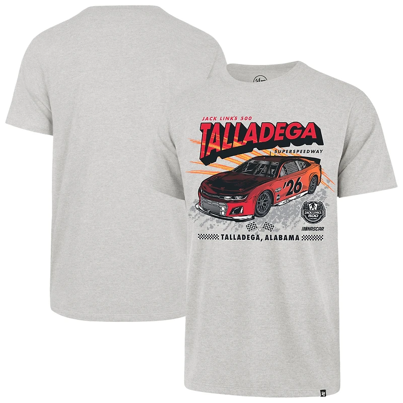 Men's '47 Gray Talladega Superspeedway Franklin T-Shirt