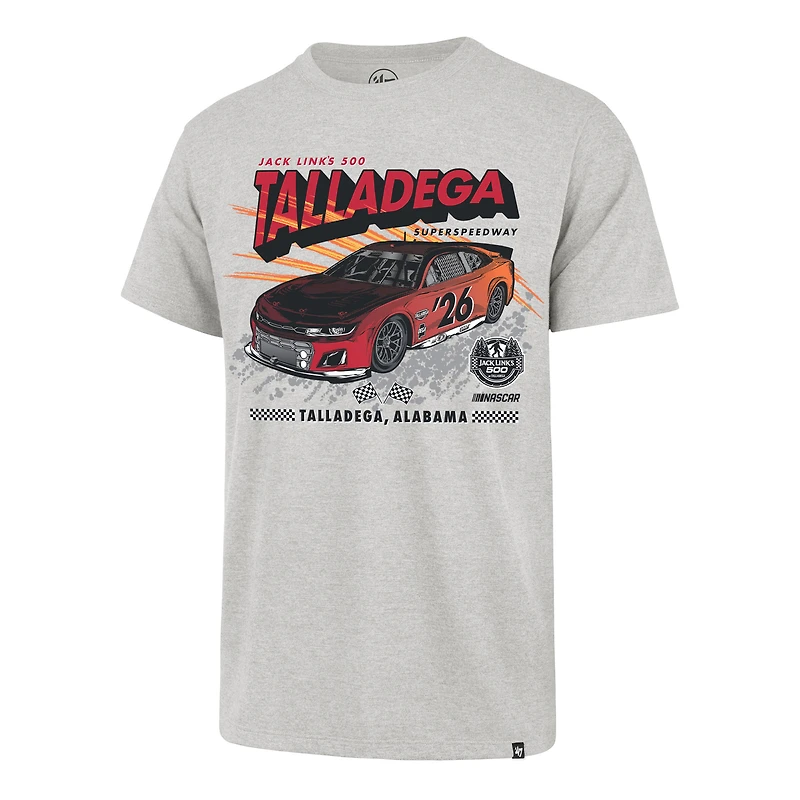 Men's '47 Gray Talladega Superspeedway Franklin T-Shirt