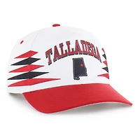 Casquette ajustable Talladega Superspeedway Diamond Cut Hitch pour homme, blanche/rouge, 1947