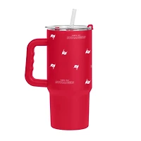 Verre à revêtement en poudre Step and Repeat de 24 oz des Buccaneers de Tampa Bay