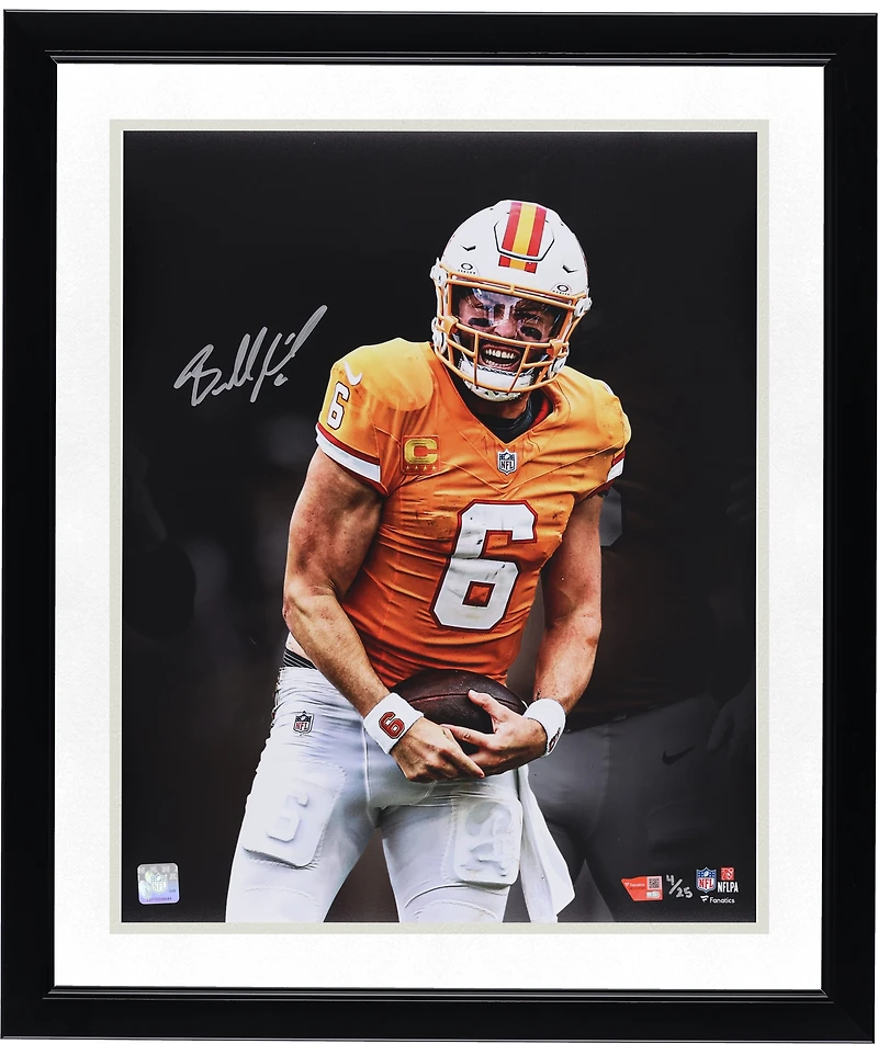 Baker Mayfield Tampa Bay Buccaneers Autographed 16" x 20" Unleashed Photograph - Limited Edition of 25