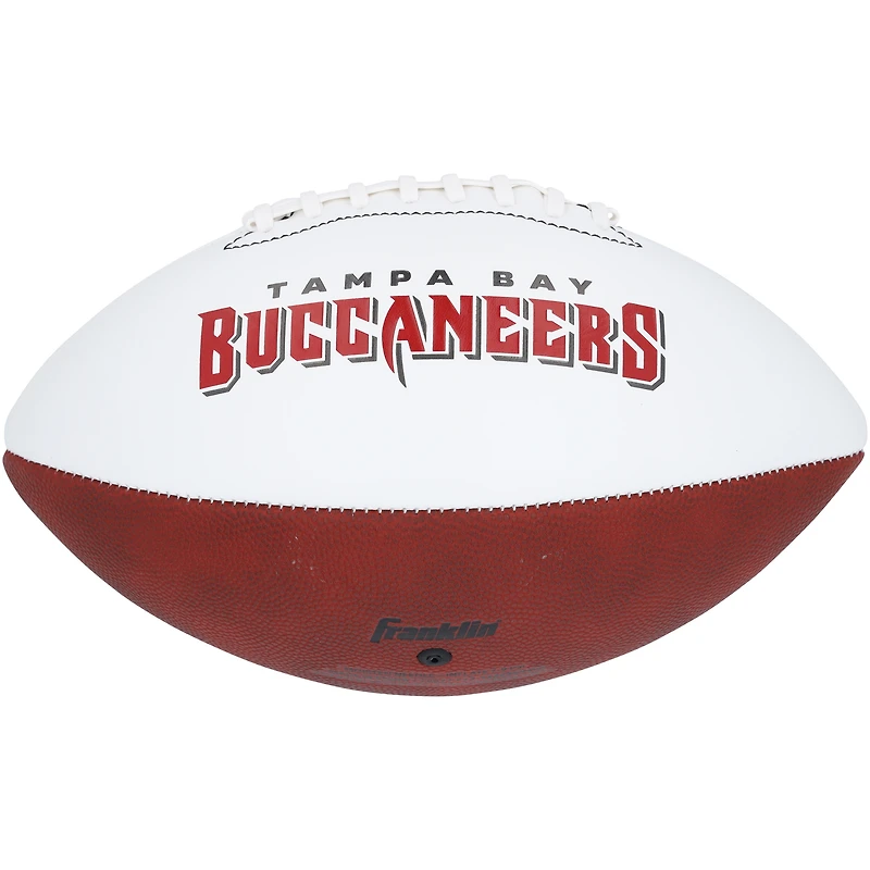 Baker Mayfield Tampa Bay Buccaneers Ballon de football dédicacé Franklin White Panel