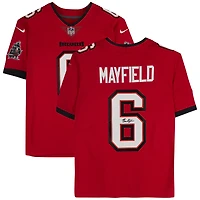 Baker Mayfield Tampa Bay Buccaneers Autographed Red Nike Limited Jersey