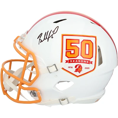 Baker Mayfield Tampa Bay Buccaneers Autographed Riddell 50th Season Throwback Speed Authentic Helmet