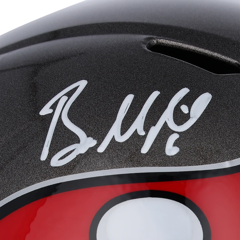 Baker Mayfield Tampa Bay Buccaneers Casque de réplique de vitesse dédicacé
