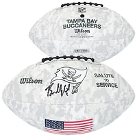 Baker Mayfield Tampa Bay Buccaneers Autographed Wilson 2024 Salute To Service Football