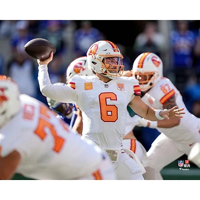 Baker Mayfield Tampa Bay Buccaneers Unsigned 2025 Week 5 Creamsicle Photograph