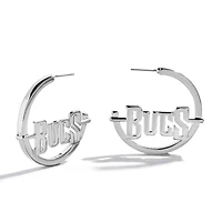 BaubleBar Tampa Bay Buccaneers Wordmark Hoop Earrings