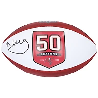 Bucky Irving Tampa Bay Buccaneers Autographed 50th Season Wilson White Panel Football  