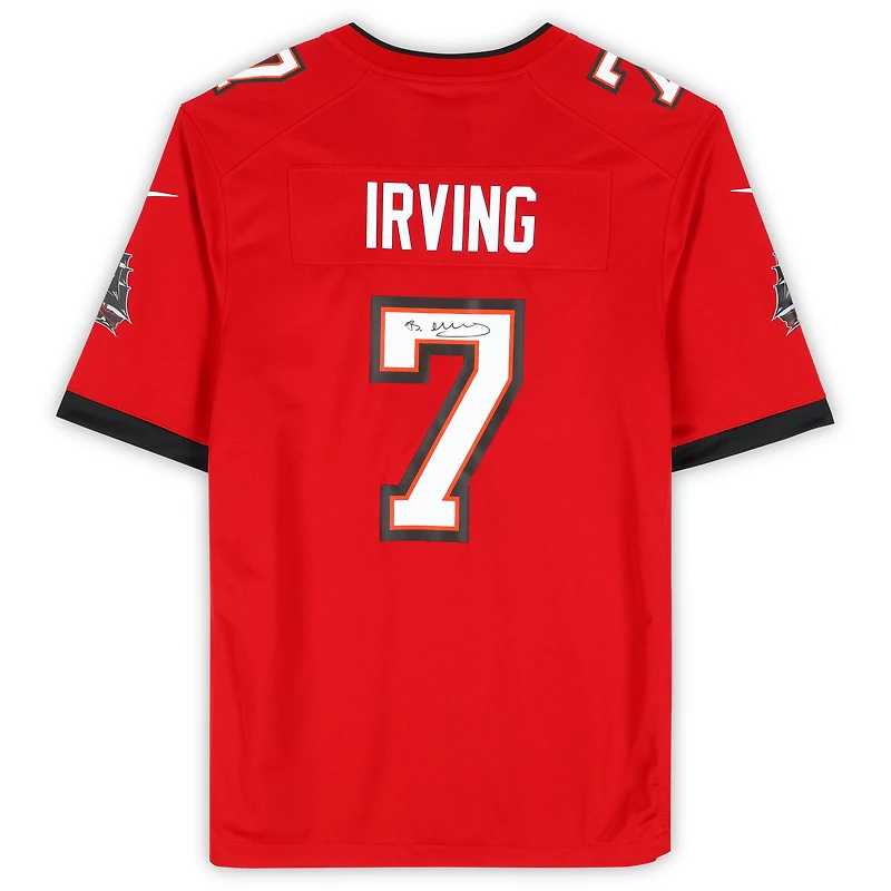 Bucky Irving Tampa Bay Buccaneers Autographed Red Nike Game Jersey  
