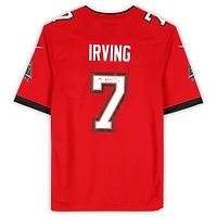 Bucky Irving Tampa Bay Buccaneers Autographed Red Nike Game Jersey  