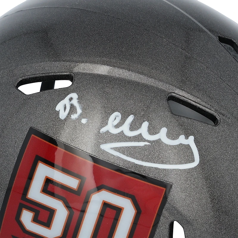 Bucky Irving Tampa Bay Buccaneers Autographed Riddell 50th Season Speed Mini Helmet  