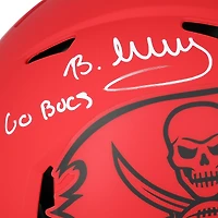 Bucky Irving Tampa Bay Buccaneers Autographed Riddell Rave Speed Authentic Helmet with "Go Bucs" Inscription