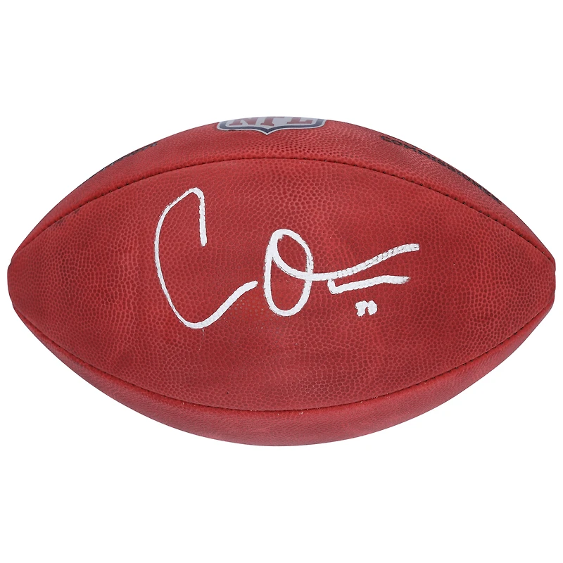 Ballon de football Duke en couleur autographié par Cade Otton des Tampa Bay Buccaneers