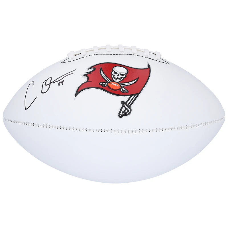 Cade Otton Tampa Bay Buccaneers Autographed Franklin White Panel Football