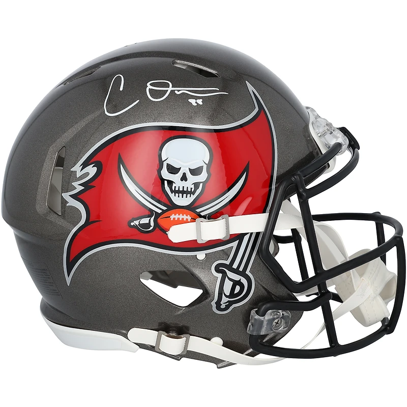 Cade Otton Tampa Bay Buccaneers Autographed Riddell Speed Authentic Helmet