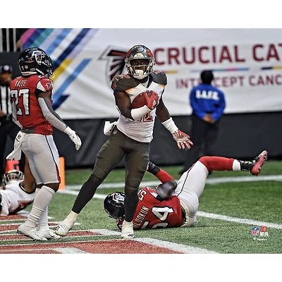 Photographie non signée de Chris Godwin lors du touchdown des Buccaneers Tampa Bay
