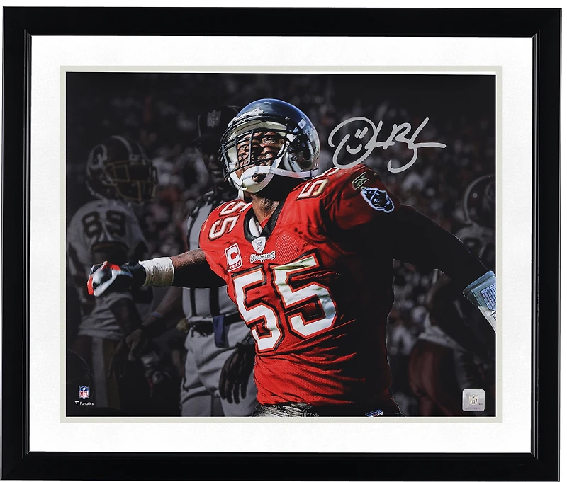Derrick Brooks Tampa Bay Buccaneers Autographed 16" x 20" Celebration Spotlight Photograph