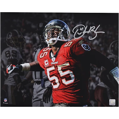 Derrick Brooks Tampa Bay Buccaneers Autographed 16" x 20" Celebration Spotlight Photograph